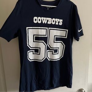 Nike NFL Dallas Cowboys Leighton Vander Esch Navy T-Shirt